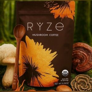 RYZE Organic Mushroom Coffee Blend / No Spoon